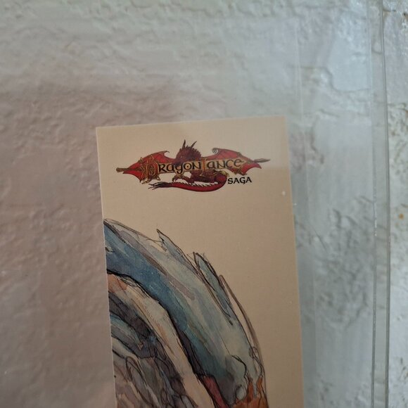 1998 Dragonlance Very Rare TSR Gold Promo Bookmark! - Picture 5 of 6